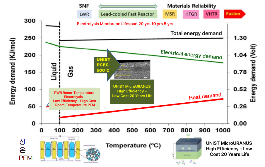 Combined Heat and Clean Hydrogen Production and Conversion